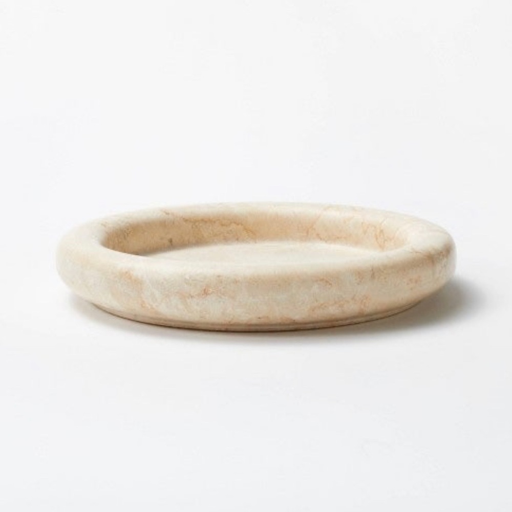 Beige Marble Dish Tray Threshold Studio McGee